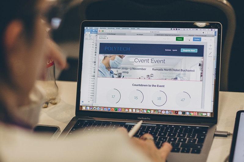 Build a virtual event website